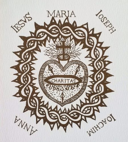 Image du sacré Coeur par sainte Marguerite-Marie