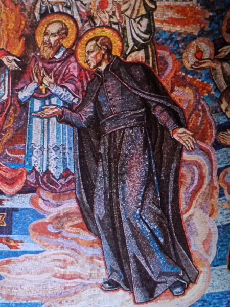 Saint Claude, mosaïque de la vision du 2 juillet 1688