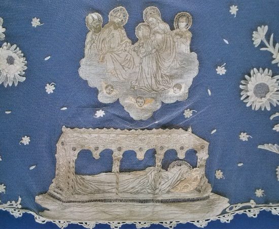 L'âme de la sainte emportée au Ciel