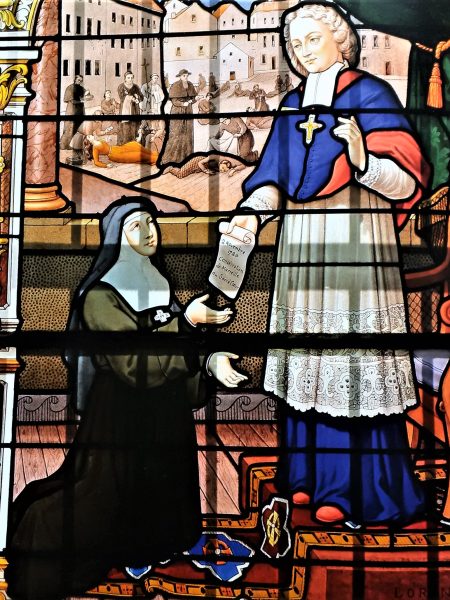 Sr Anne-Madeleine et Mgr de Belzunce