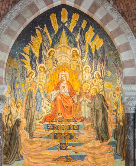 Mosaïque de la Chapelle la Colombière