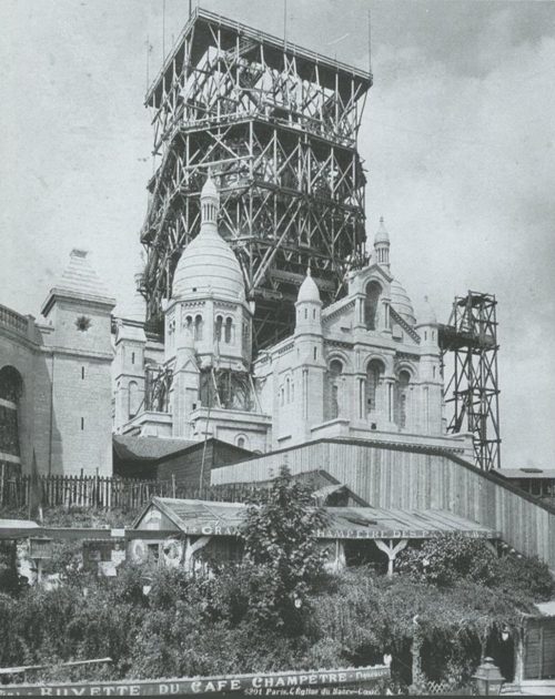 Construction de la Basilique du Sacré Coeur de Montmartre