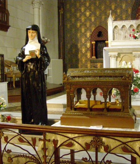 Vénération des reliques de la sainte à la Visitation de Nantes