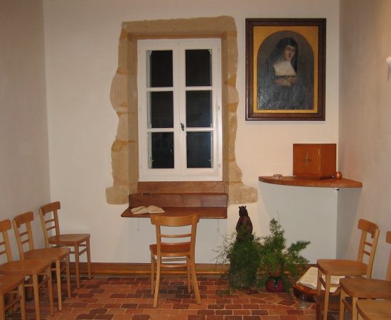 Oratoire actuel dans la chambre où mourut la sainte