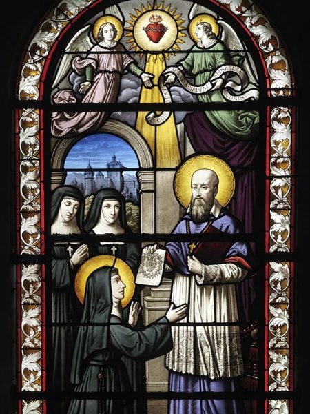 Saint François de Sales donne à l'Ordre de la Visitation son blason