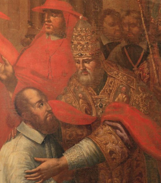 François reçu par le St Père à l'examen canonique