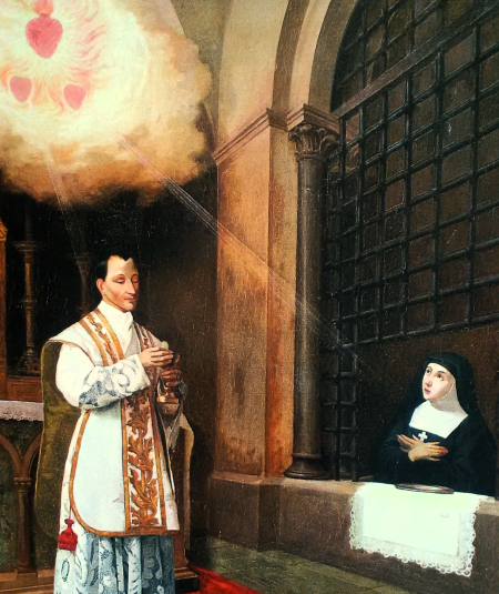 Saint Claude communiant Marguerite-Marie