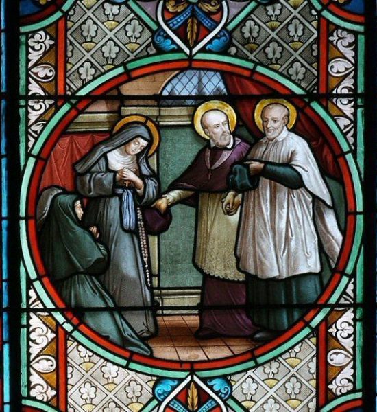 Saint François de Sales confie la Visitation de Paris à saint Vincent de Paul