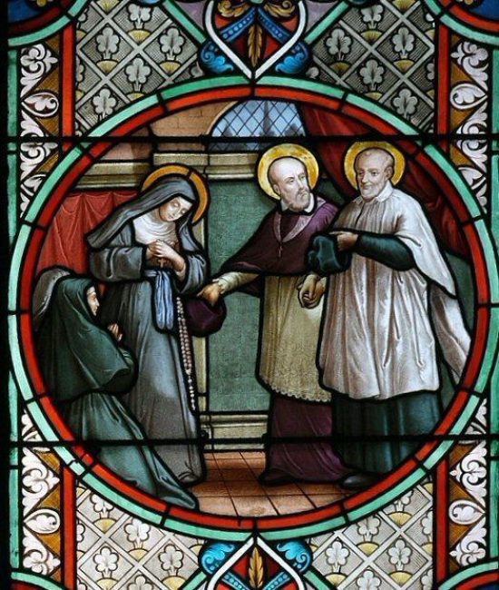 Saint François de Sales confie la Visitation de Paris à saint Vincent de Paul